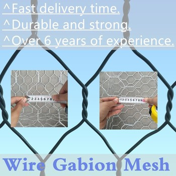 100mm X 120mm Wire Mesh Gabion Box có kích thước thuận tiện 2m X 1m X 1m Để giữ đất