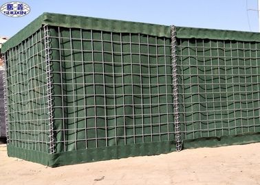 Hàng rào lưới mạ kẽm Gabion / Hàng rào tường cát quân sự