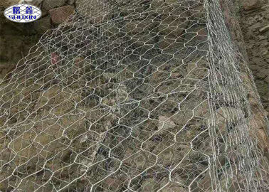 Dệt dây lưới đá giữ lại tường cho cầu bảo vệ thời tiết bằng chứng