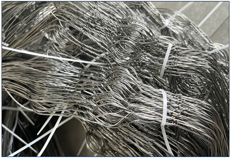 MZP Hướng ngại vật đường dây tầm nhìn thấp 0,5-0,9mm Màng phòng thủ xe tăng 4