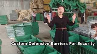 tùy chỉnh các loại hàng rào phòng thủ khác nhau