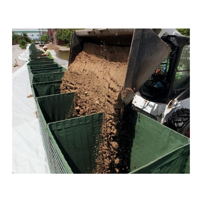 Quân đội 4-6mm Cấu hình tùy chỉnh kích thước Đường chắn phòng thủ nhựa Galfan Geotextile Cloth For Flood Contro
