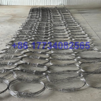 Phòng thủ Tank Barrier Mesh Cửa hàng dễ dàng đến khó khăn ra Anti Tank Rào cản Sợi lưới Rào cản không rõ ràng