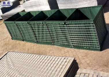 Hàng rào quân sự mạ kẽm được sử dụng Tường bảo vệ Thành phần vải địa kỹ thuật