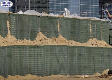 Cát đất lấp đầy hàng rào đầy cát Hộp Gabion cho rào cản lũ