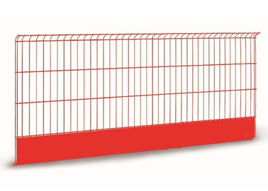 Q235 Lưới thép bảo vệ cạnh hàng rào với Toeboard cho tòa nhà