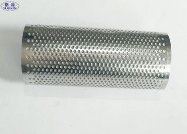 Micro Metal Lưới đục lỗ ống lọc Độ bền cao tùy chỉnh lỗ