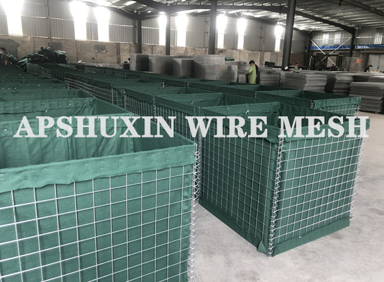 bán nóng hàng phòng thủ rào cản đất hàn Gabion phòng thủ rào cản đá lồng container