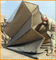 1.37*1.06*10m Barricade Quân sự Hesco Barriers Galvanized Sand Bags Mil 10