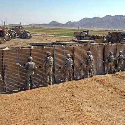 bán nóng hàng phòng thủ rào cản đất hàn Gabion phòng thủ rào cản đá lồng container