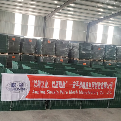 Galvanized Mil3 tường cát hàng rào Blast tường cho lũ lụt Mil6 Gabion hàn hàng rào phòng thủ