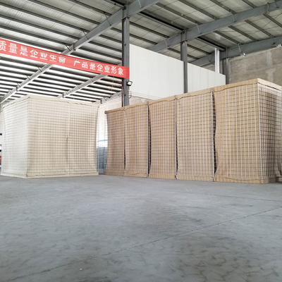 Đường chắn quân sự 3x3 inch Đường chắn hộp đá phòng thủ ở Ghana