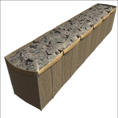 Long UseLife chống tia UV Geotextile lót hạng nặng túi phòng thủ cát tường Hesco Rào chắn quân sự