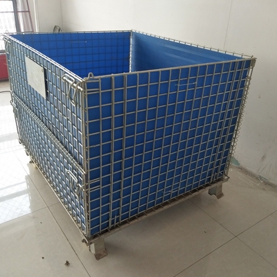 OEM Ống nhựa xăng gấp Euro chai Wire container 1200*1000*890 Wire Mesh container Stackable Storage Cage
