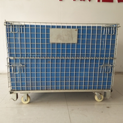 OEM Ống nhựa xăng gấp Euro chai Wire container 1200*1000*890 Wire Mesh container Stackable Storage Cage