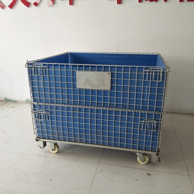 OEM Ống nhựa xăng gấp Euro chai Wire container 1200*1000*890 Wire Mesh container Stackable Storage Cage