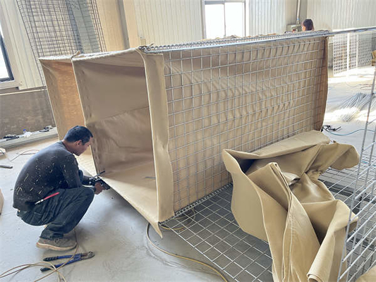 5mm dây phòng thủ rào cản 20 tế bào 1 * 1 * 1M 1 * 1 * 5M linh hoạt đen hàn lưới chắn bảo vệ