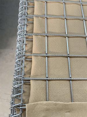 20 Cell Bức tường bảo vệ Hesco Army Wire Tensile 500-800mpa