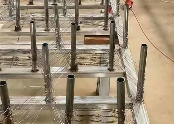 Chống xe tăng làm giảm khả năng di chuyển lưới bẫy dây sắt nhựa