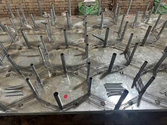 Rào cản không dễ thấy Lưới chắn bể chứa Lưới thép quấn đường ray bể chứa