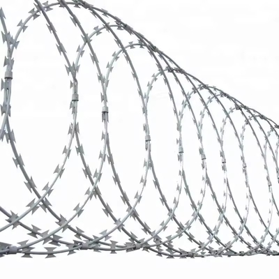 BTO-22 Razor Wire For Explosion Proof Mesh Gabion Containers Anti Impact Hot Dipped Galvanized Defensive Barriers Các loại thùng chứa gabion chống va chạm