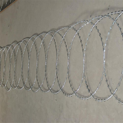 BTO-22 Xăng 90cm đường kính cuộn dây Concertina râu dây thép gai để bảo vệ tường