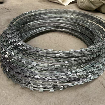 An ninh Single Coil Blade Razor Wire Mesh Khu vực hạn chế lý tưởng
