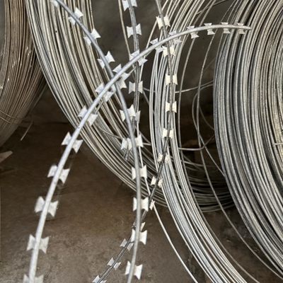 Factory Direct Hot Dip Galvanized Steel Wire Mesh Fence Rust-Proof Razor Barbed Wire BTO-22 cho an ninh cho nhà tù