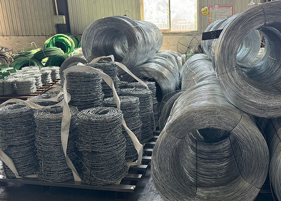 PVC hoặc sợi dây thép gai bảo mật mạ mạ để bảo vệ biên giới