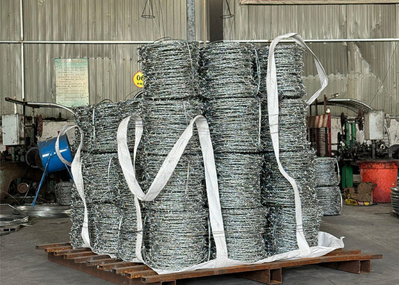 PVC hoặc sợi dây thép gai bảo mật mạ mạ để bảo vệ biên giới