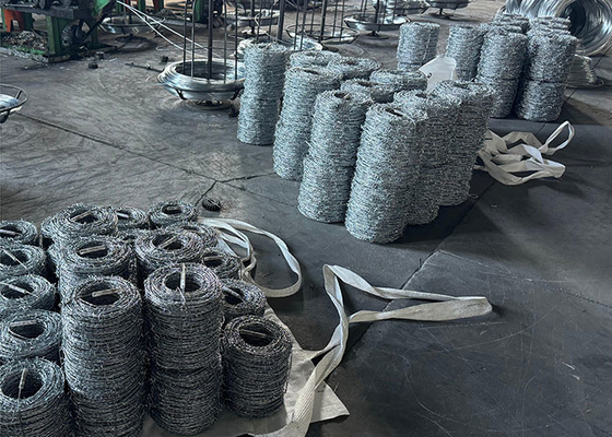 Nắm nóng galvanized an ninh dây thép gai dây thừng nông trại nuôi trồng
