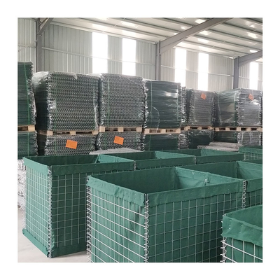 Galvanized hàn quân sự đá lấp đầy thép phòng thủ hàng rào lũ để bán