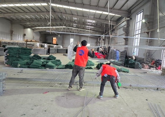Các loại rào chắn mô-đun phòng thủ được phủ kẽm nhôm cho sử dụng quân sự