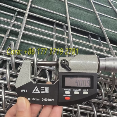 Galvanized phủ hàn Gabion loại tường phòng thủ rào cản cho tường cát bảo vệ pháo đài