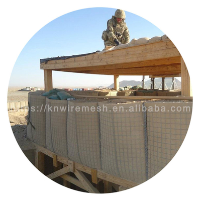 Các hàng rào bảo vệ pháo đài phòng thủ / hàng rào bảo vệ sông với Geotextile màu xanh lá cây / cát ở Burkina Faso