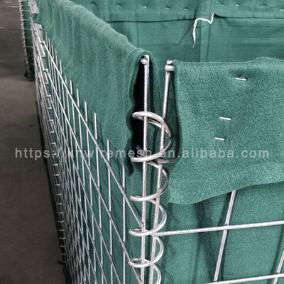 Quân đội cát đầy nặng nhựa bảo vệ pháo đài rào cản Hesco Blast Wall