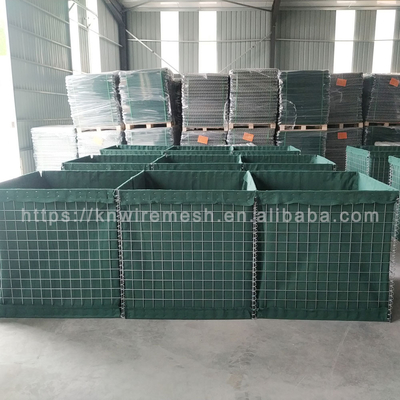 Quân đội cát đầy nặng nhựa bảo vệ pháo đài rào cản Hesco Blast Wall