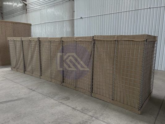Chống ăn mòn Đường chắn Gabion hạng nặng Galfan Lớp phủ Mi10 Đường chắn phòng thủ cho tường hỗ trợ khẩn cấp