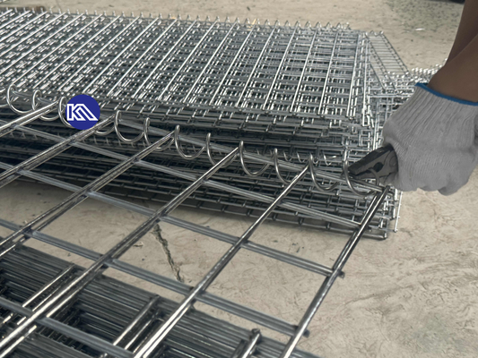 Chống ăn mòn Đường chắn Gabion hạng nặng Galfan Lớp phủ Mi10 Đường chắn phòng thủ cho tường hỗ trợ khẩn cấp
