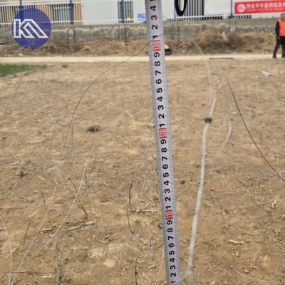 10x10x1.1-1.4M thép thấp tầm nhìn dây cho Putanka lưới chống xe tăng hàng rào lưới