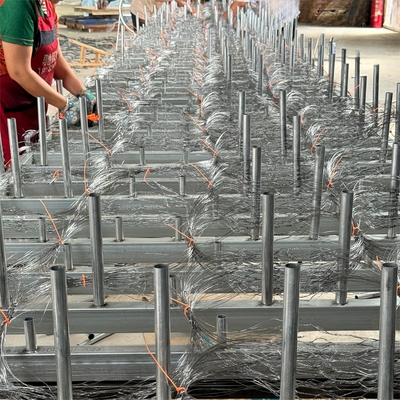 High Zinc Galvanized Tank Track Wrapping Net Putanka Border Defense Tank Obstacle Net Anti Tank Barrier Wire Mesh (Mạng lưới thắt dây chống xe tăng)