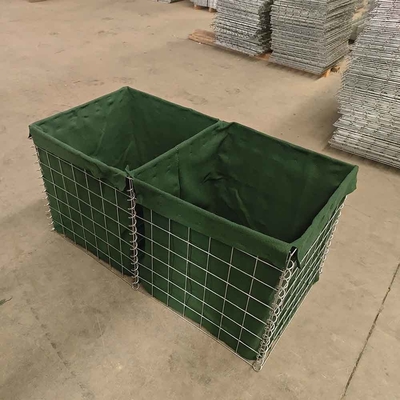 5mm Hot Dipped Earth Filled Defensive Barriers Customized Produce