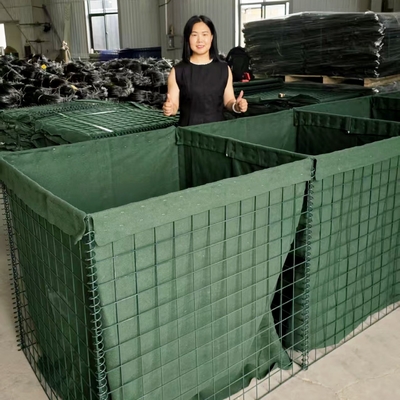 Hot Dipped Galvanized Hesco Barrier SX-3 for Flood Control
