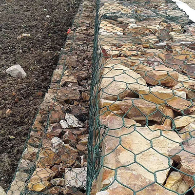 Rọ đá pvc xám 2x1x1m 6x8 cho đá