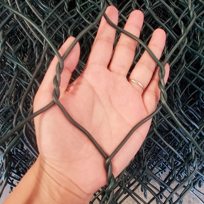 Rọ đá lưới dệt mạ kẽm Tường chắn cho tường xây dựng