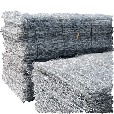 Lồng và giỏ lưới dệt lục giác Máy dệt 80x100mm Lỗ 2,7mm