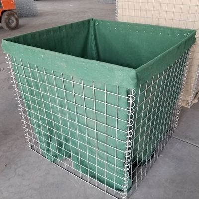 Hệ thống hàng rào quân sự mạ kẽm nhúng nóng Hesco mạ kẽm dễ dàng lắp ráp