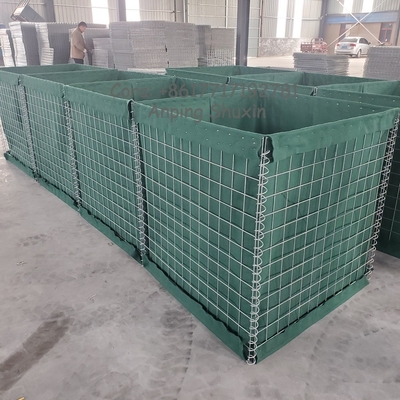 An ninh chu vi Chống ăn mòn Mil 7 Hesco Wall Barrier Explosion Proof