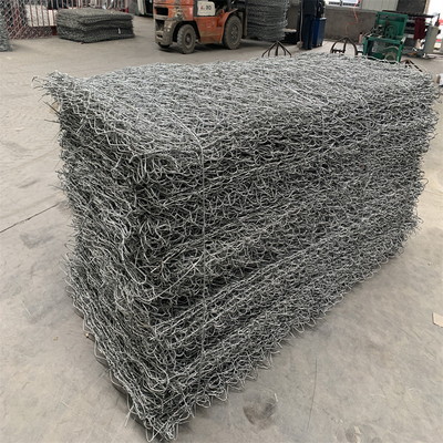 SGS Chống ăn mòn Hàng rào dây lục giác Gabion Hàng rào Lồng kim loại cho đá