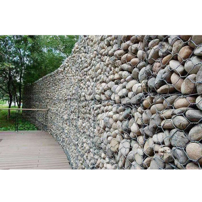 PVC tráng tường chắn Gabion giỏ hộp chống ăn mòn Thông số kỹ thuật khác nhau